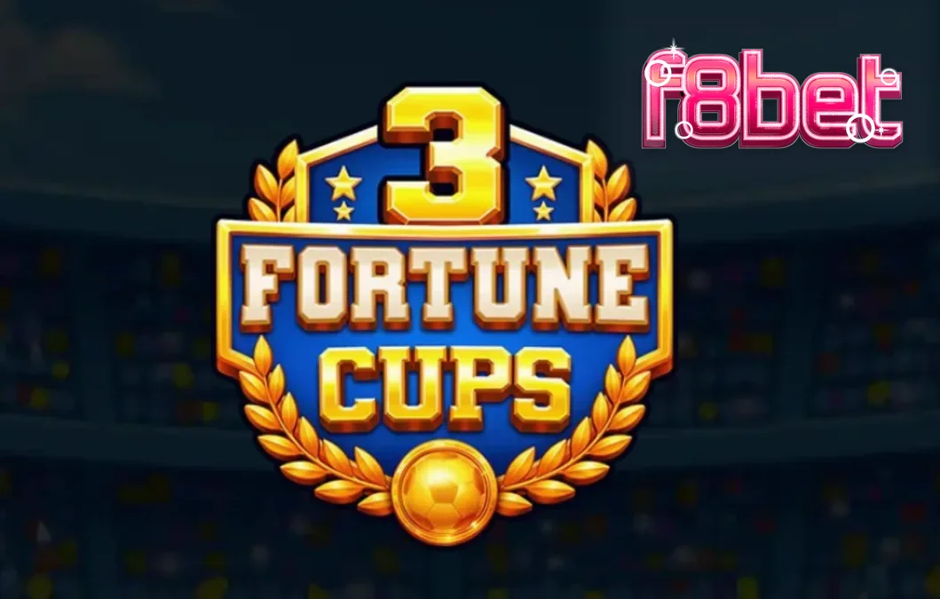 Giao diện trò chơi slot 3 Fortune Cups với chủ đề bóng đá